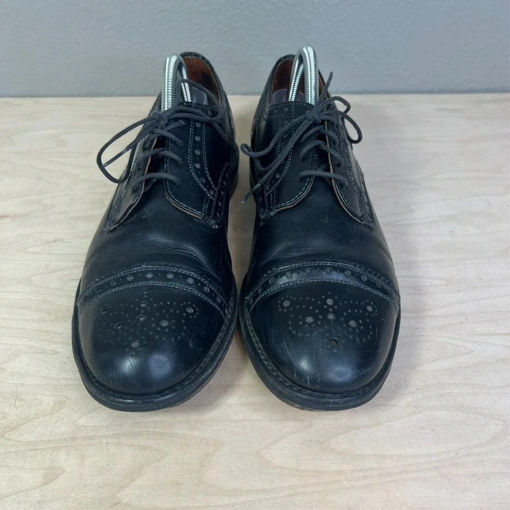 Allen Edmonds Whitney Mens‎ Black Leather  Dress Shoe Size 9 D